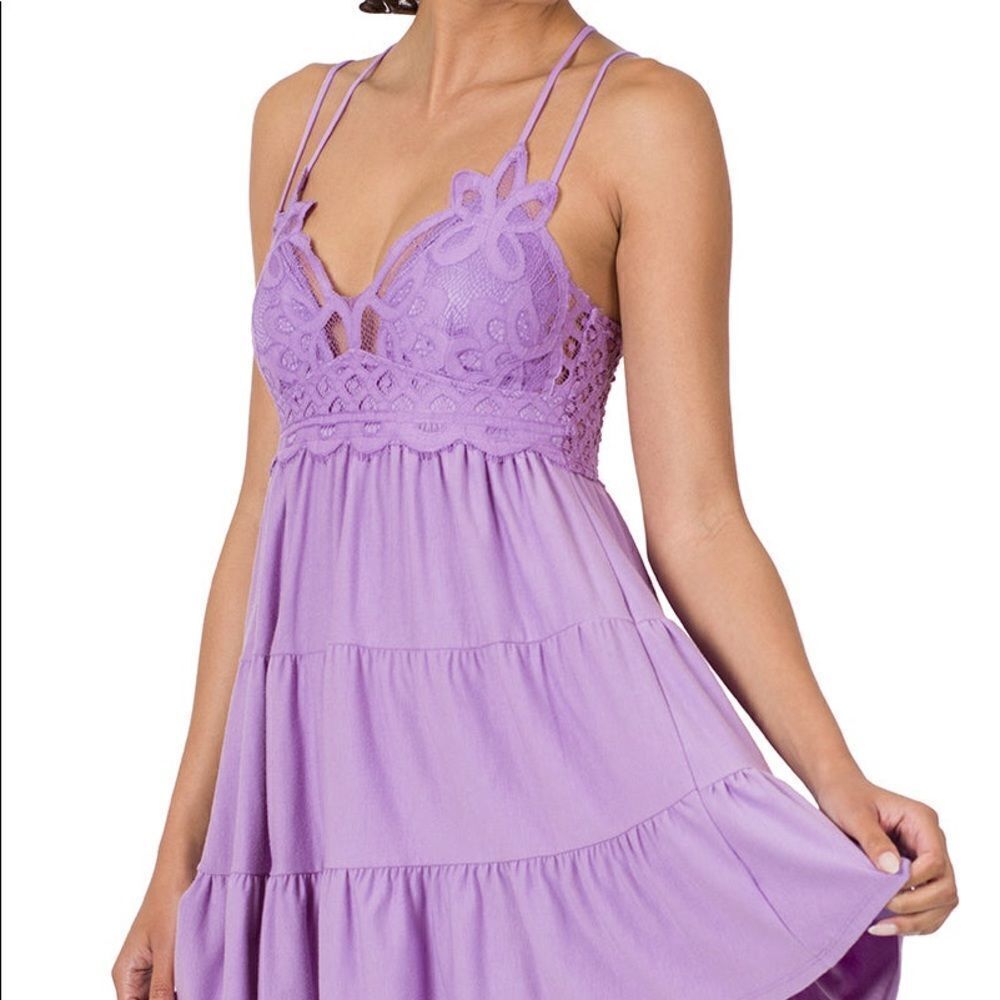 Zenana Outfitters Crochet Cami Top MEDIUM NWOT​